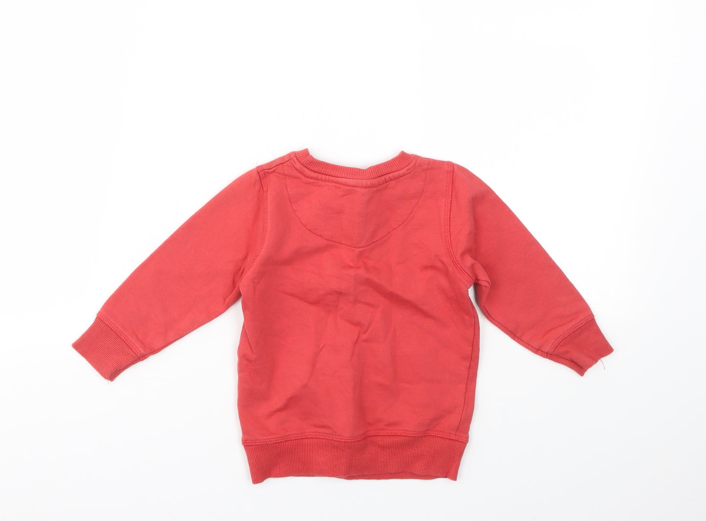 Urban Rascals Boys Red   Henley Jumper Size 12-18 Months