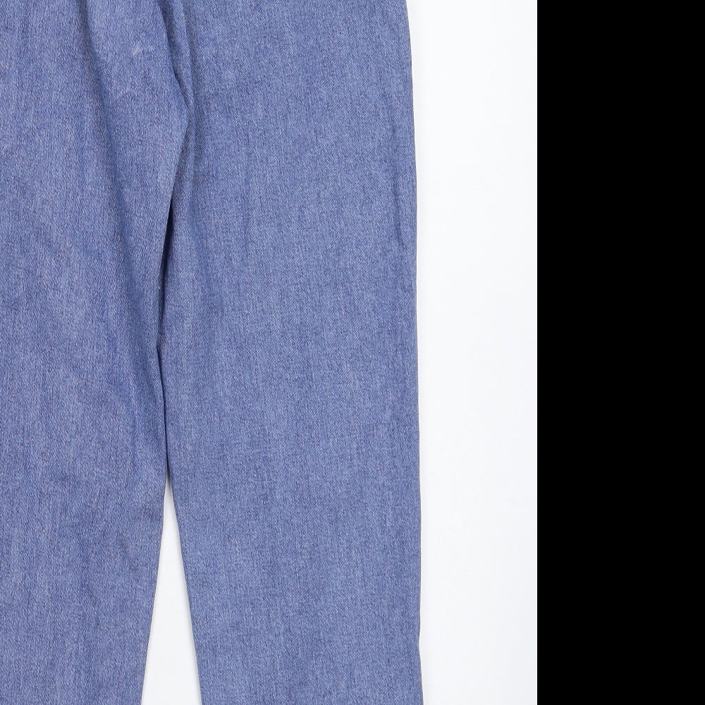 Denim & Co. Womens Blue  Denim Mom Jeans Size 6 L24 in