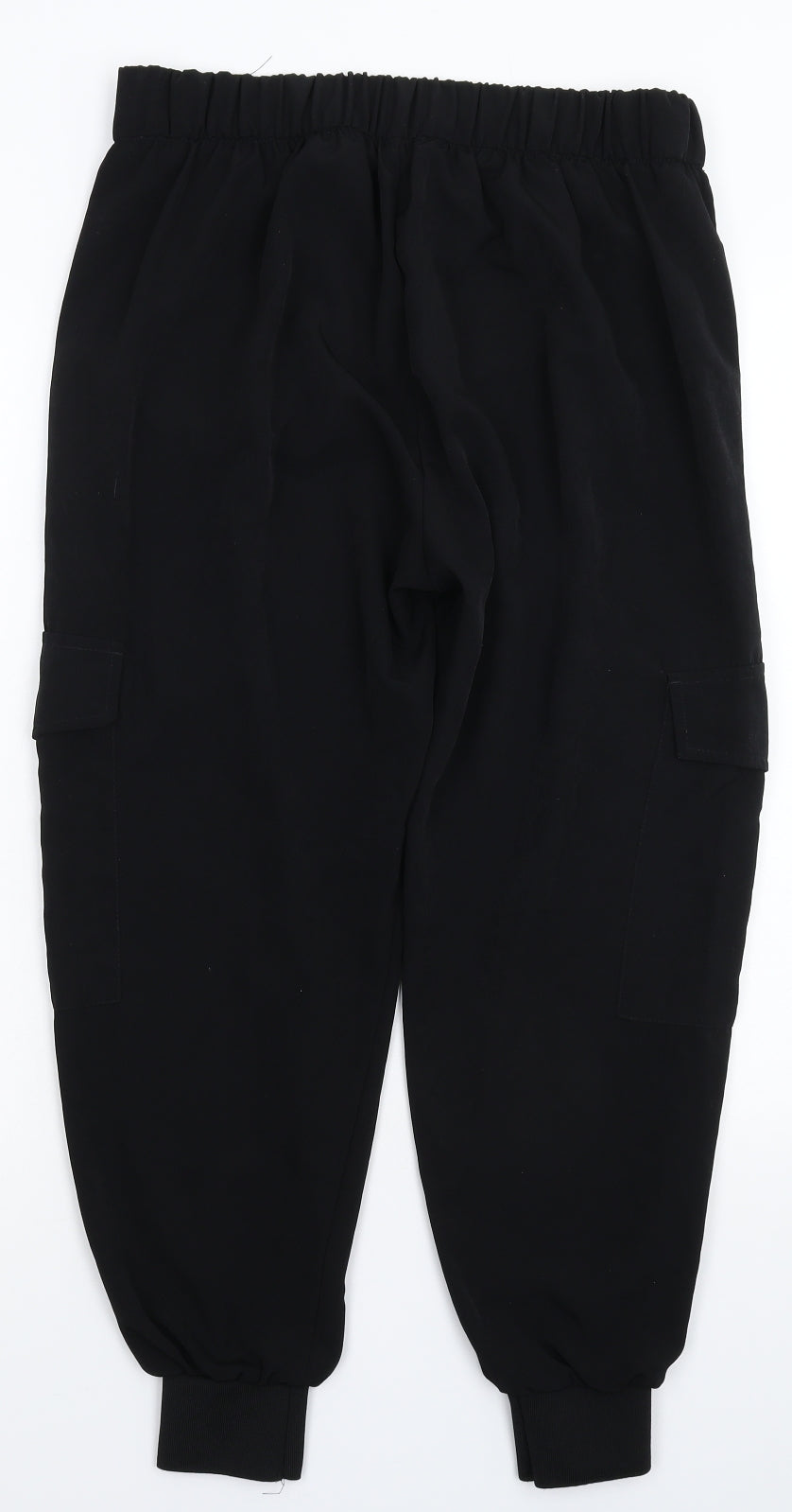 Zara Womens Black   Cargo Trousers Size M L26 in