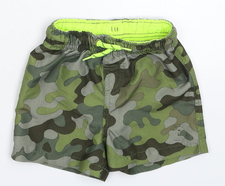 Nutmeg Boys Multicoloured Camouflage  Bermuda Shorts Size 3-4 Years