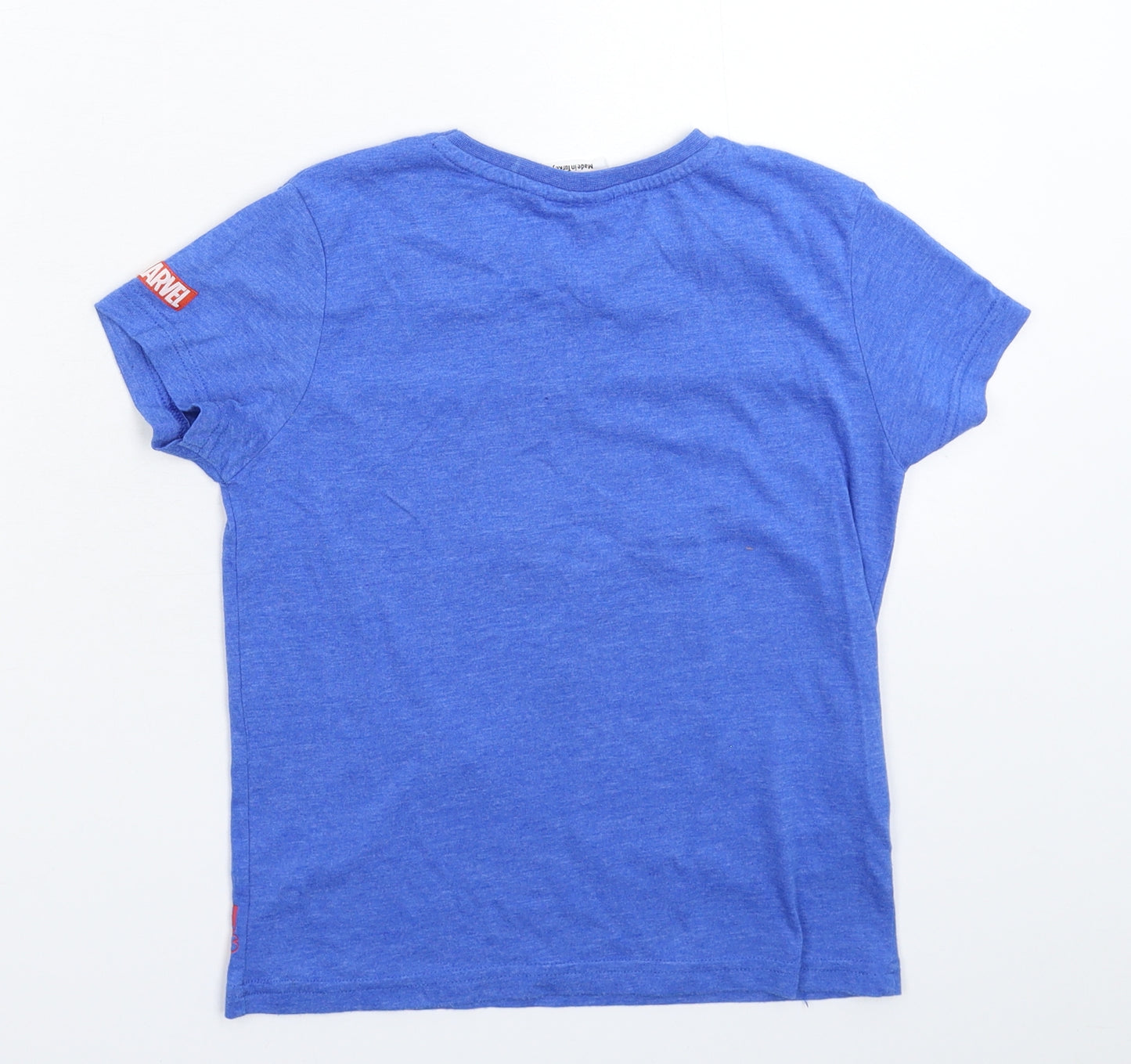 Marvel Boys Blue   Basic T-Shirt Size 6-7 Years