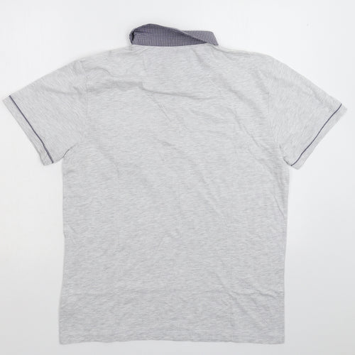 Burton Mens Grey    Polo Size M