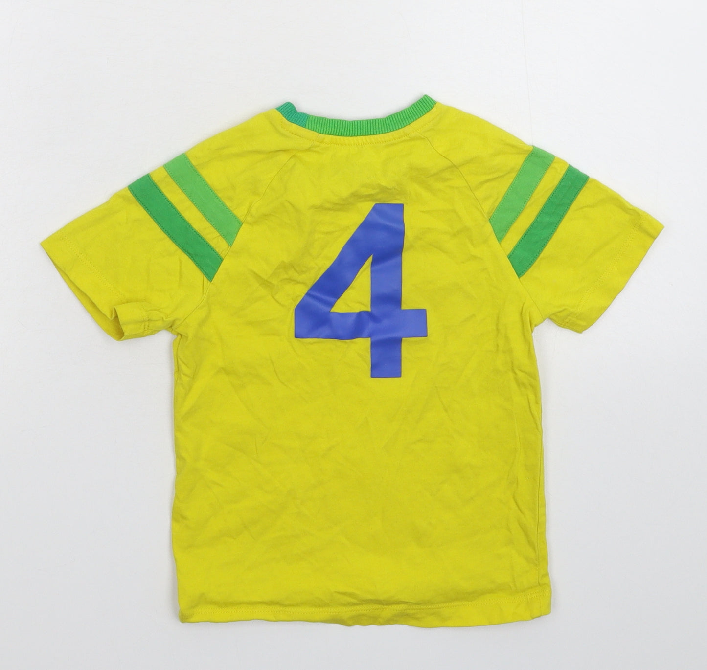 NEXT Boys Yellow   Basic T-Shirt Size S  - Brazil