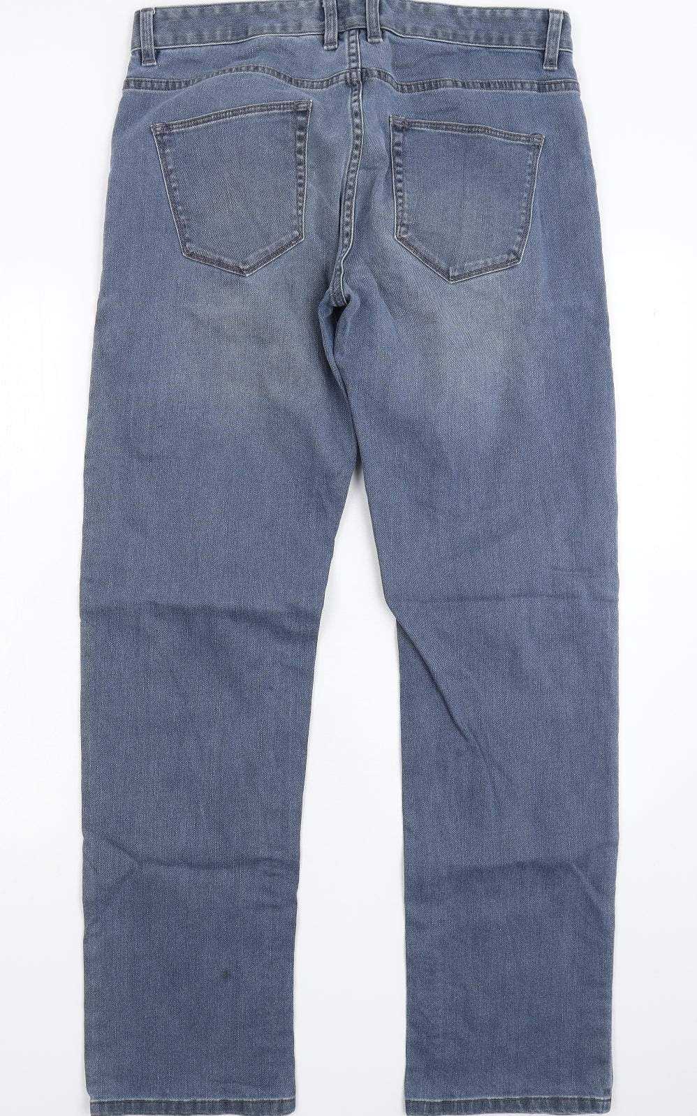NEXT Mens Blue  Denim Straight Jeans Size 32 L32 in