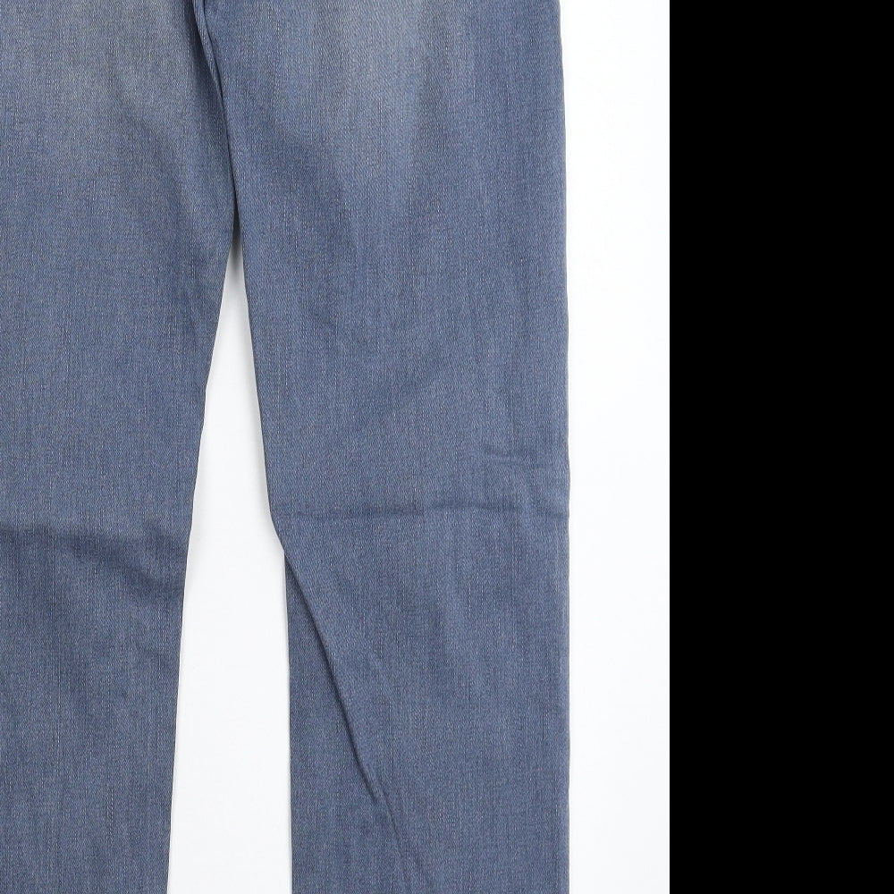 NEXT Mens Blue  Denim Straight Jeans Size 32 L32 in