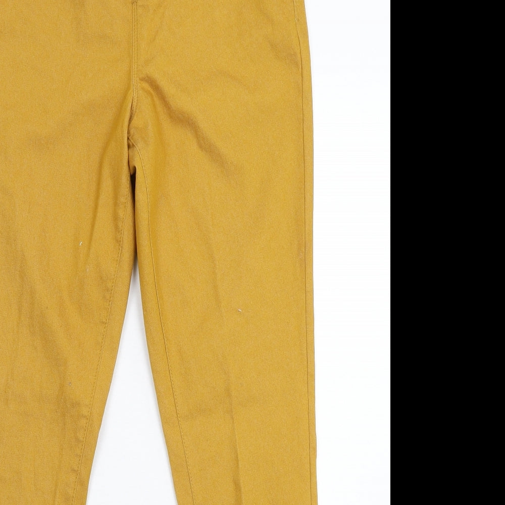 Pep&Co Womens Beige  Denim Jegging Jeans Size 8 L28 in