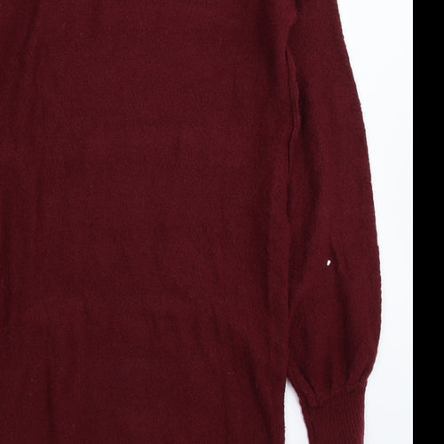 Brave Soul Womens Brown  Knit Jumper Dress  Size 10