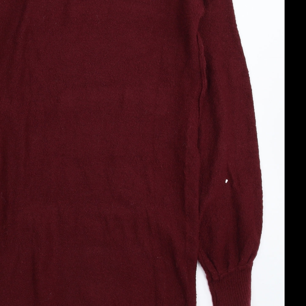Brave Soul Womens Brown  Knit Jumper Dress  Size 10