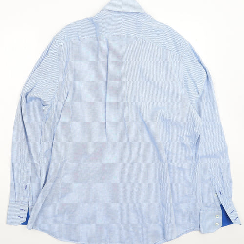 Hawes & Curtis Mens Blue    Dress Shirt Size 2XL