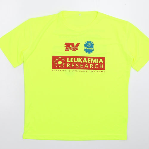 Preworn Mens Yellow   Jersey T-Shirt Size L