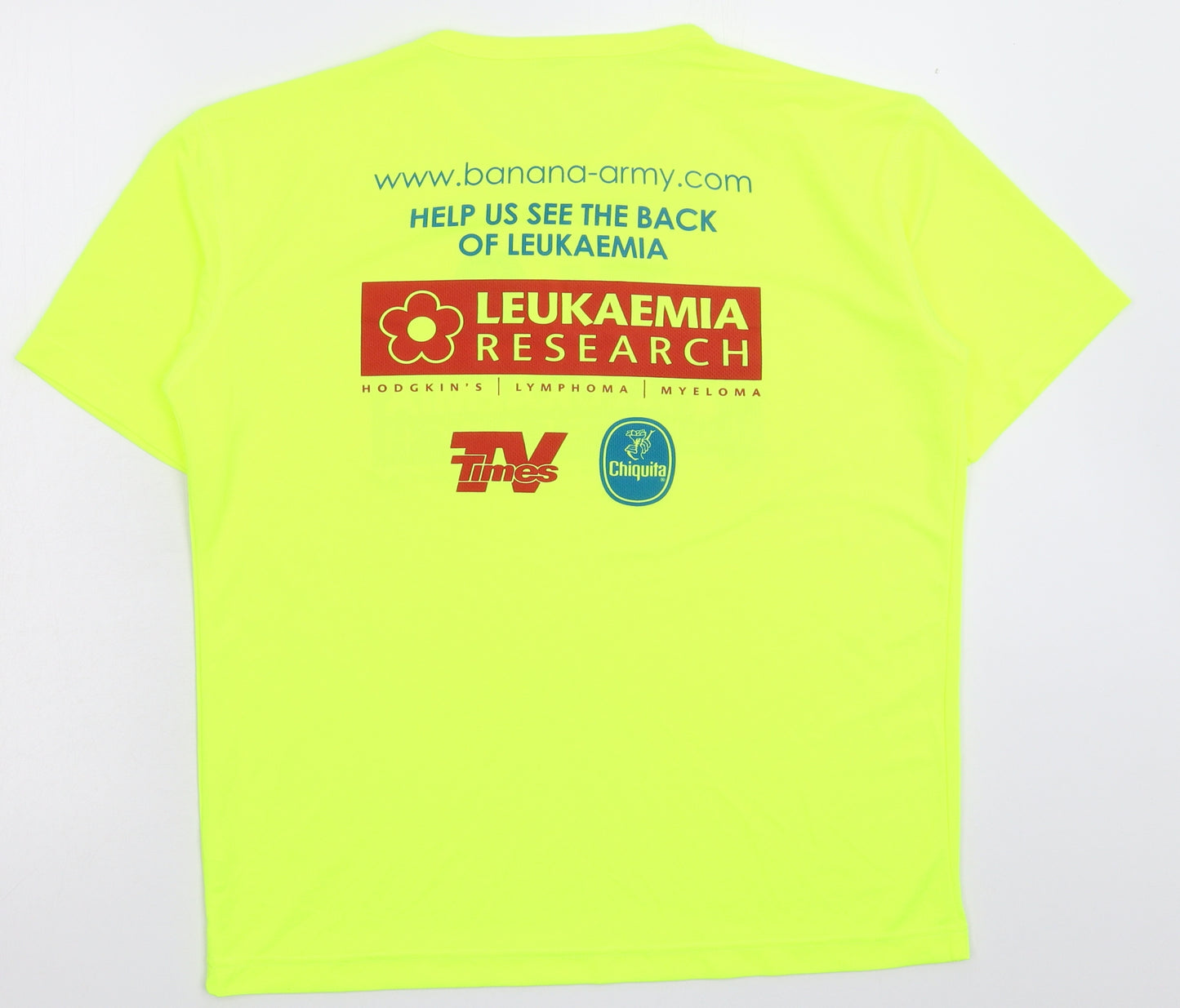 Preworn Mens Yellow   Jersey T-Shirt Size L