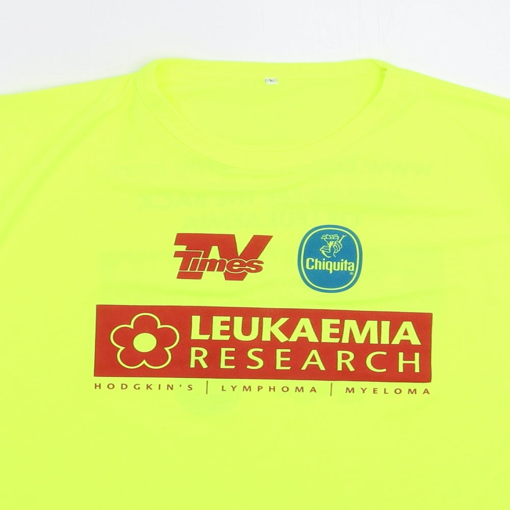 Preworn Mens Yellow   Jersey T-Shirt Size L