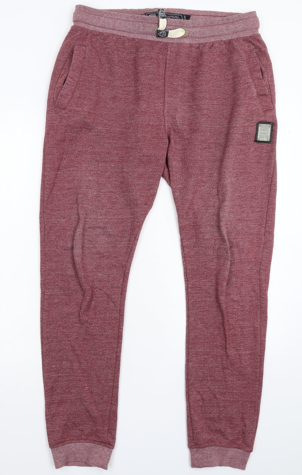 Smith & Jones Mens Red   Jogger Trousers Size L L29 in