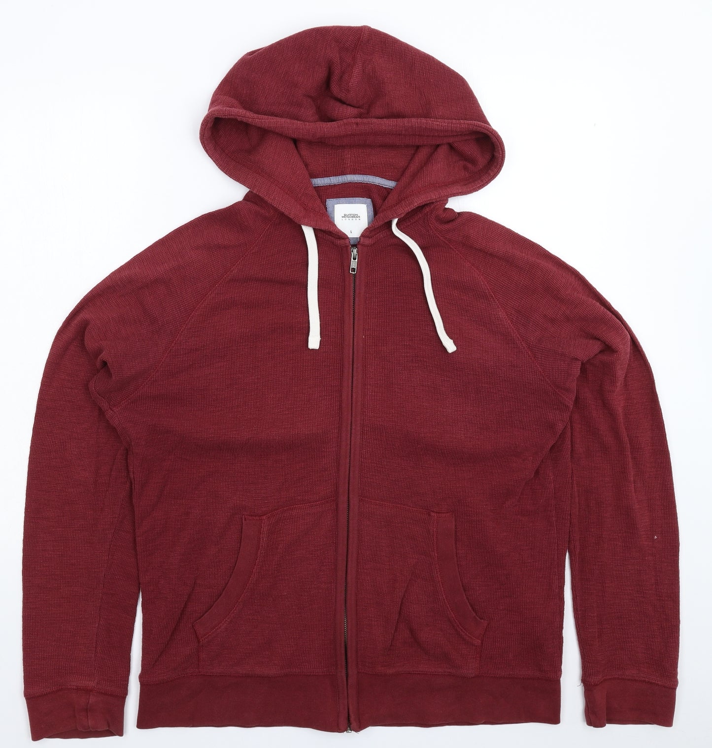 Burton Mens Brown   Full Zip Hoodie Size L