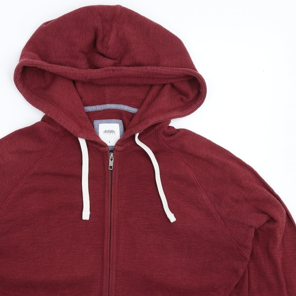 Burton Mens Brown   Full Zip Hoodie Size L