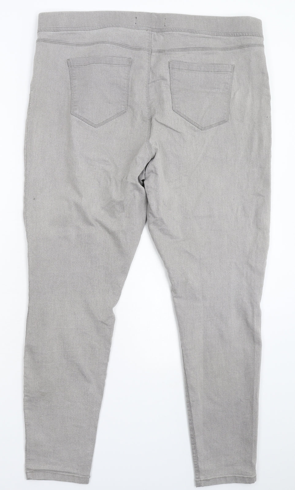 Pep&Co Womens Grey  Denim Jegging Jeans Size 18 L29 in