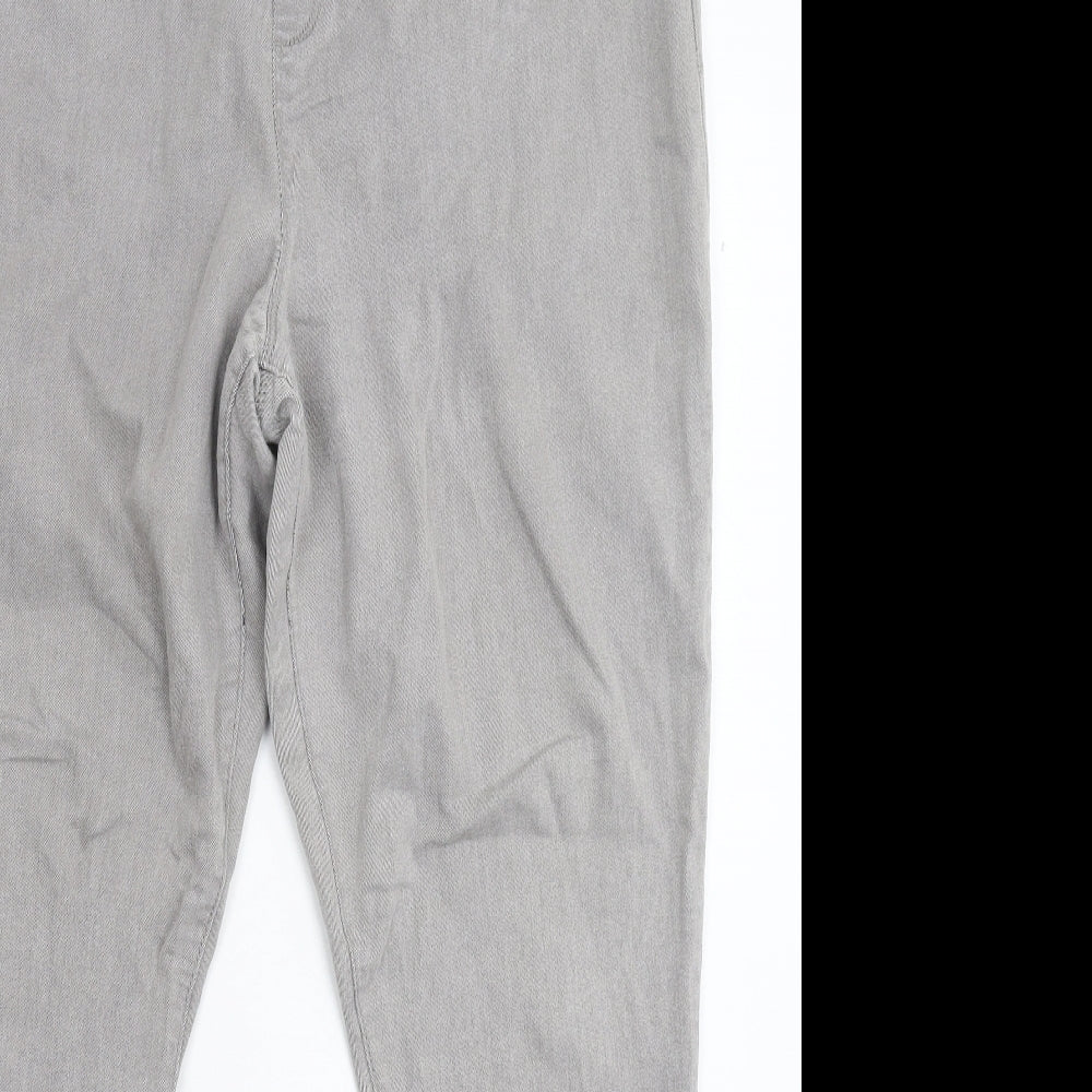 Pep&Co Womens Grey  Denim Jegging Jeans Size 18 L29 in