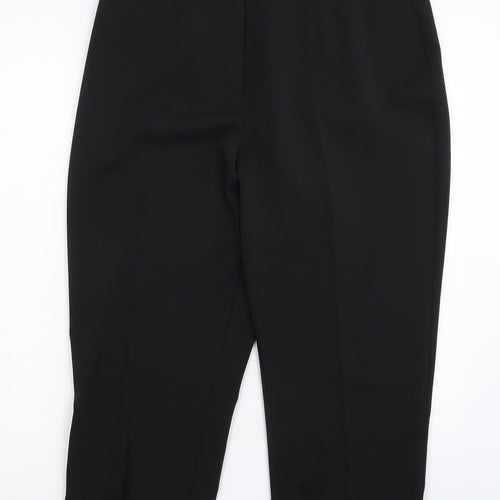 Wardrobe Womens Black   Cropped Trousers Size 16 L23 in