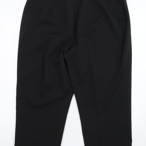 Wardrobe Womens Black   Cropped Trousers Size 16 L23 in