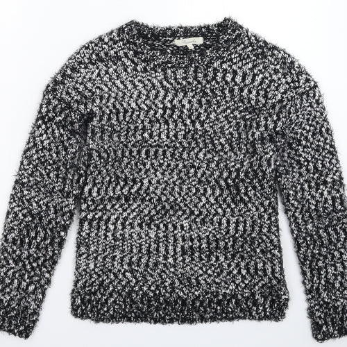 Peacocks Womens Grey  Knit Pullover Jumper Size S