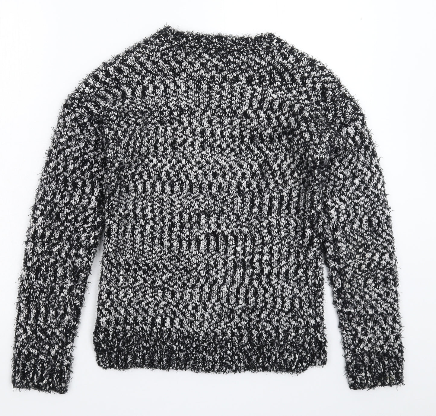 Peacocks Womens Grey  Knit Pullover Jumper Size S