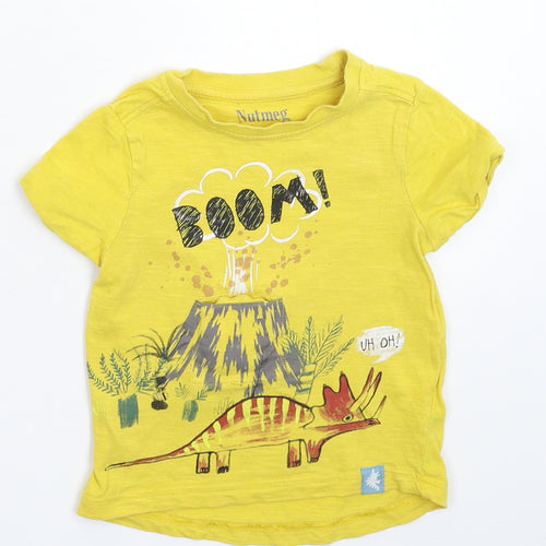 Nutmeg Baby Yellow   Basic T-Shirt Size 12-18 Months