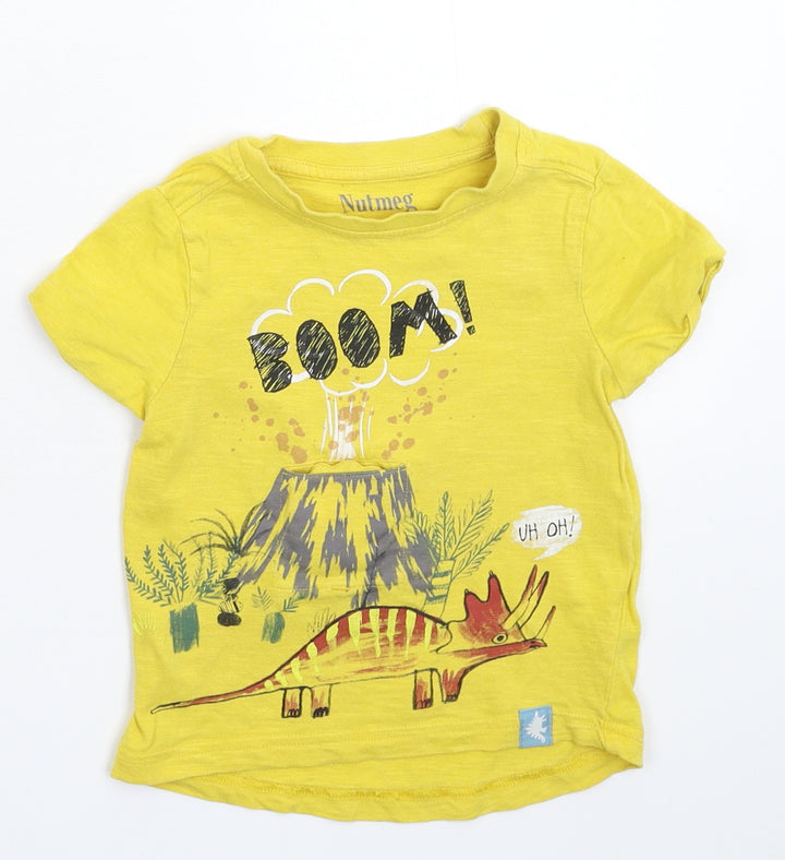 Nutmeg Baby Yellow   Basic T-Shirt Size 12-18 Months