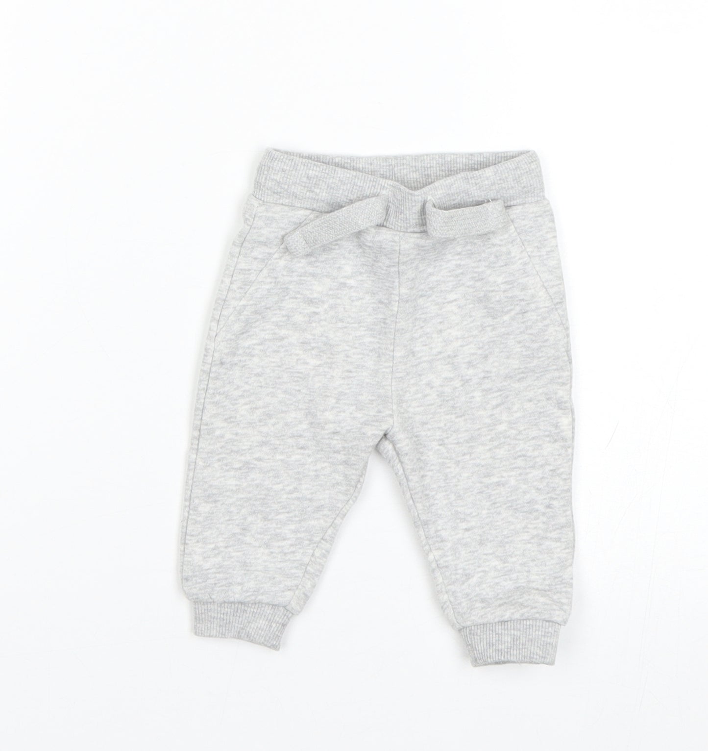 F&F Baby Grey   Jogger Trousers Size 0-3 Months