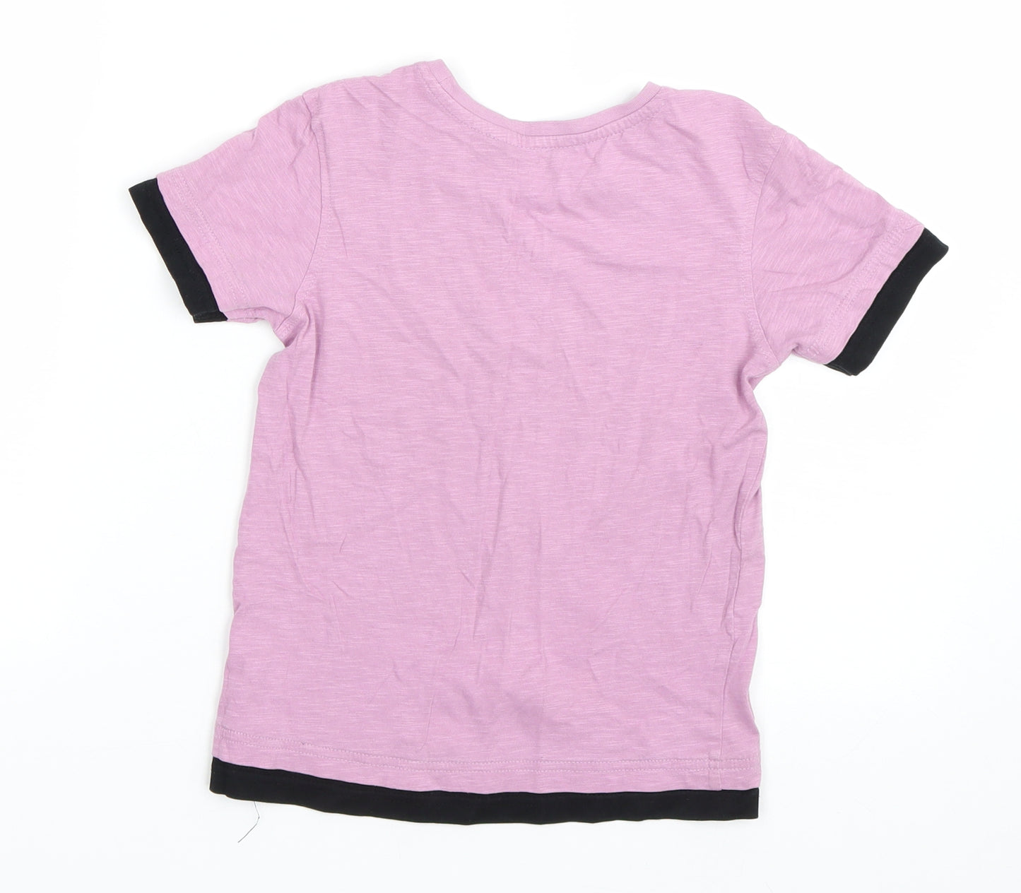 George Boys Purple   Basic T-Shirt Size 6-7 Years