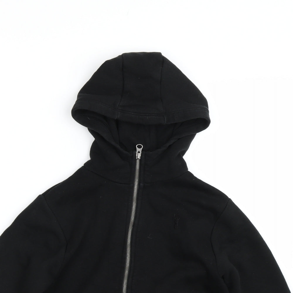 NEXT Boys Black   Full Zip Hoodie Size 8 Years