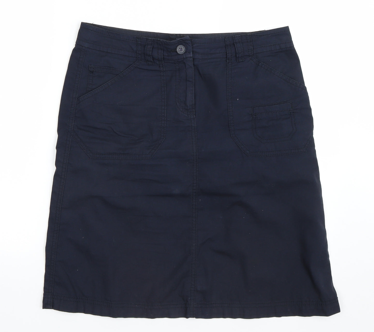 M&S Womens Blue   Cargo Skirt Size 10
