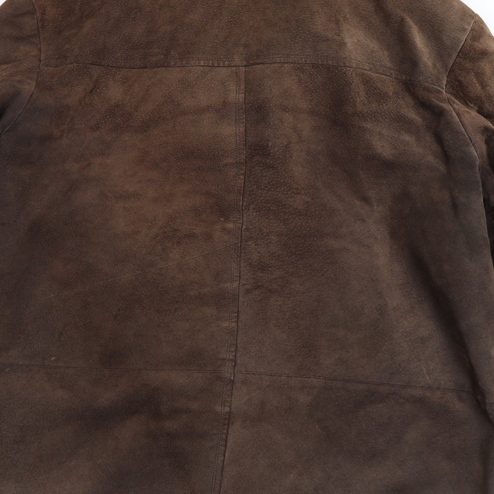 Urban Spirit Mens Brown   Overcoat Coat Size L