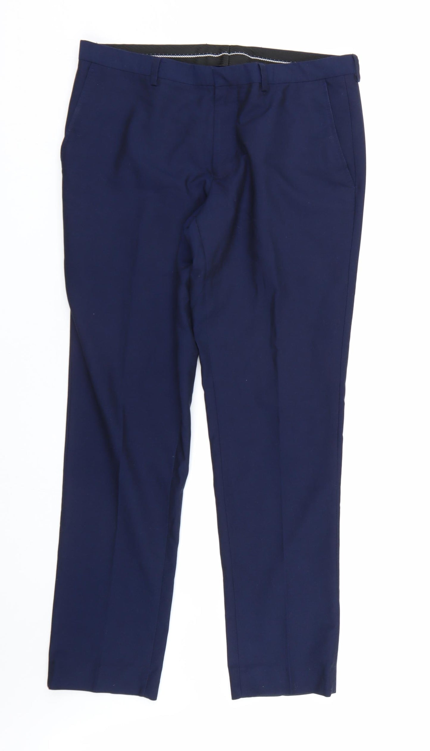 Burton menswear Mens Blue   Dress Pants Trousers Size 34 L29 in