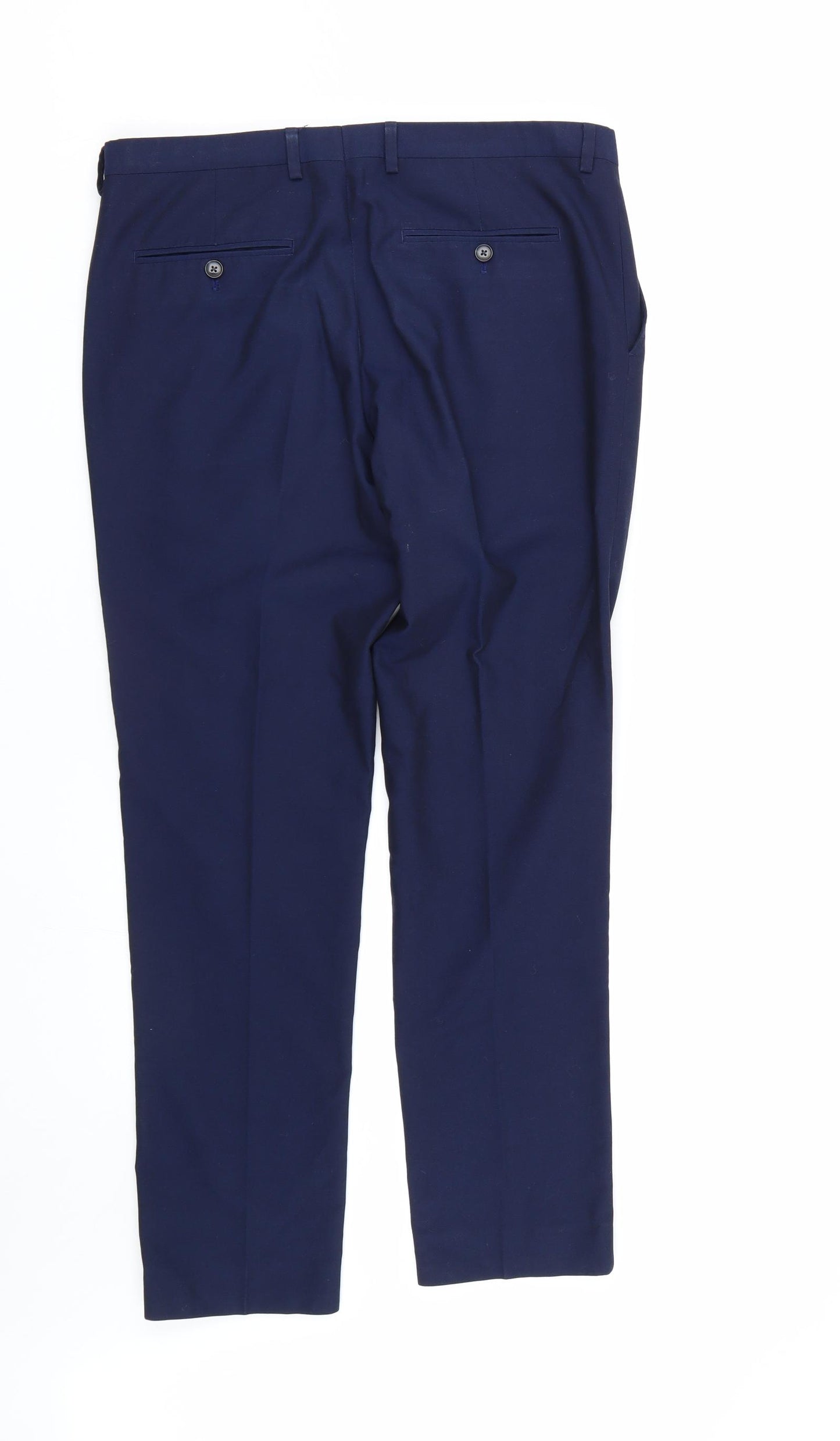 Burton menswear Mens Blue   Dress Pants Trousers Size 34 L29 in