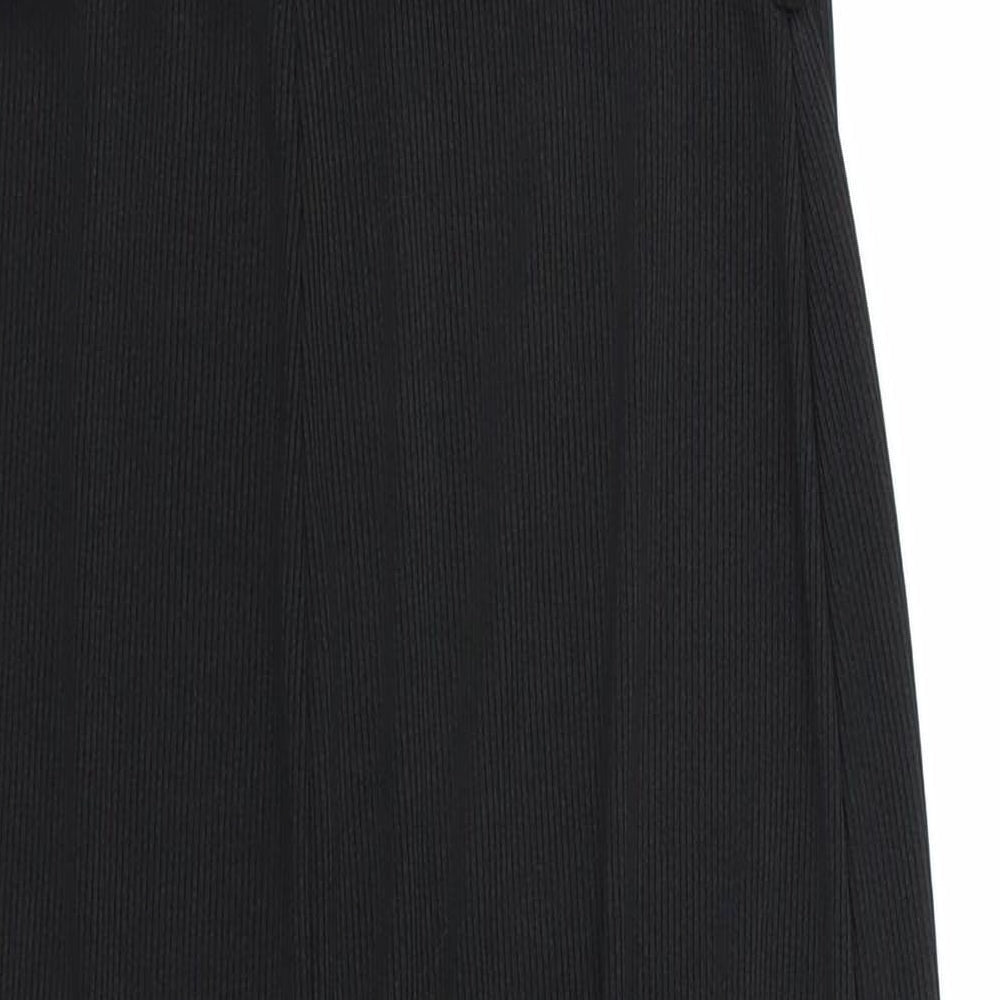 Boohoo Womens Black   Jumpsuit One-Piece Size 10 L20 in