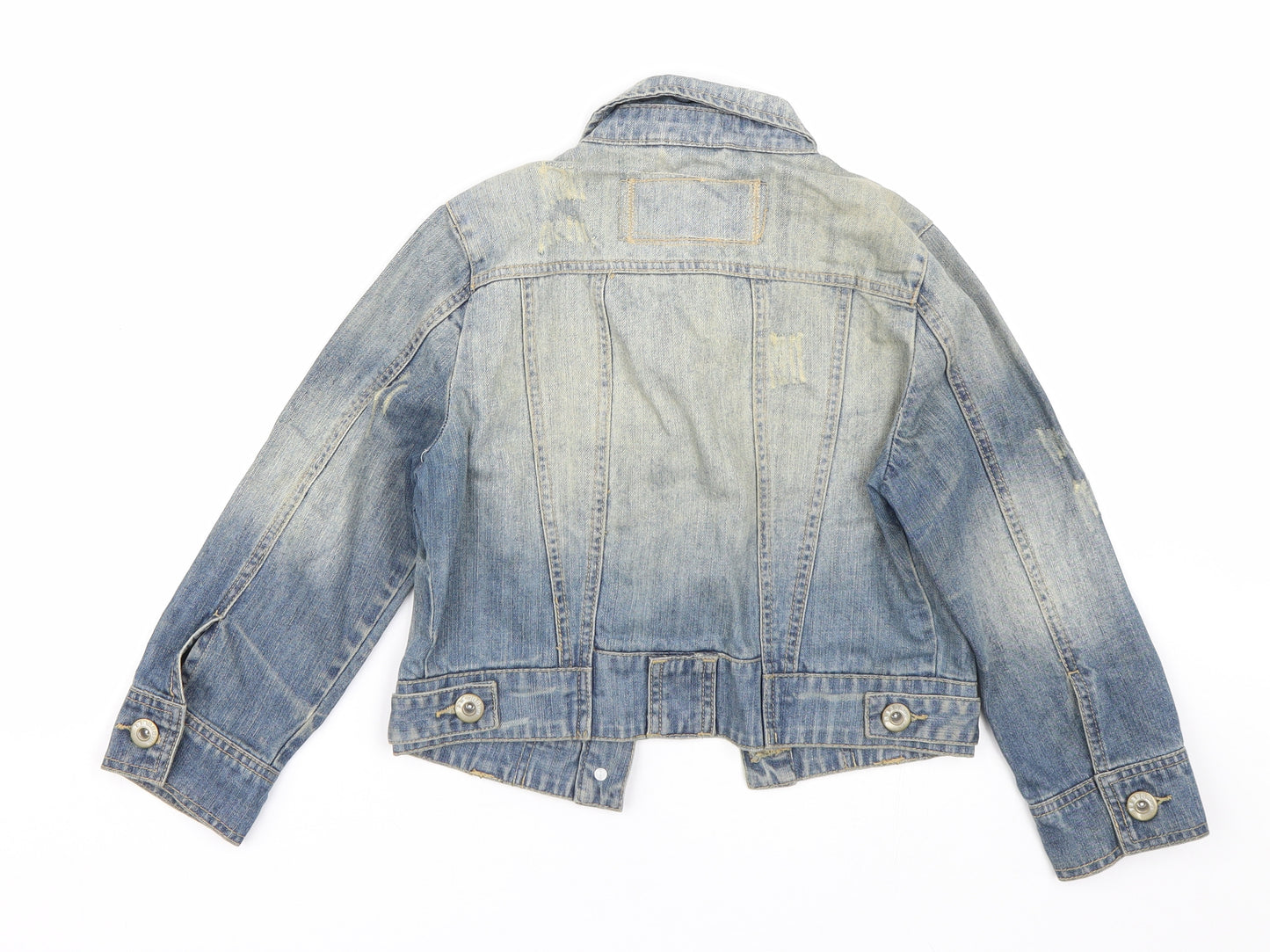 New Look Girls Blue  Denim Jacket  Size 10 Years