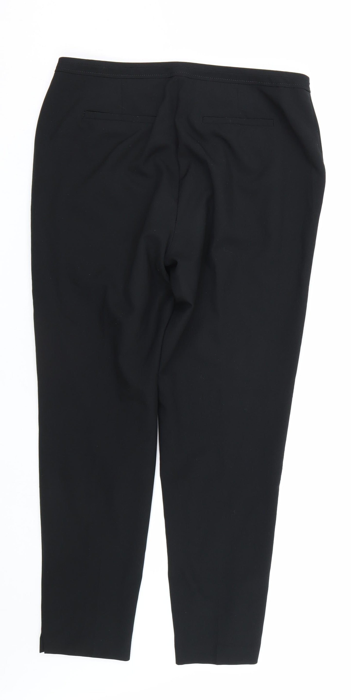 New Look Womens Black   Carrot Trousers Size 14 L27 in