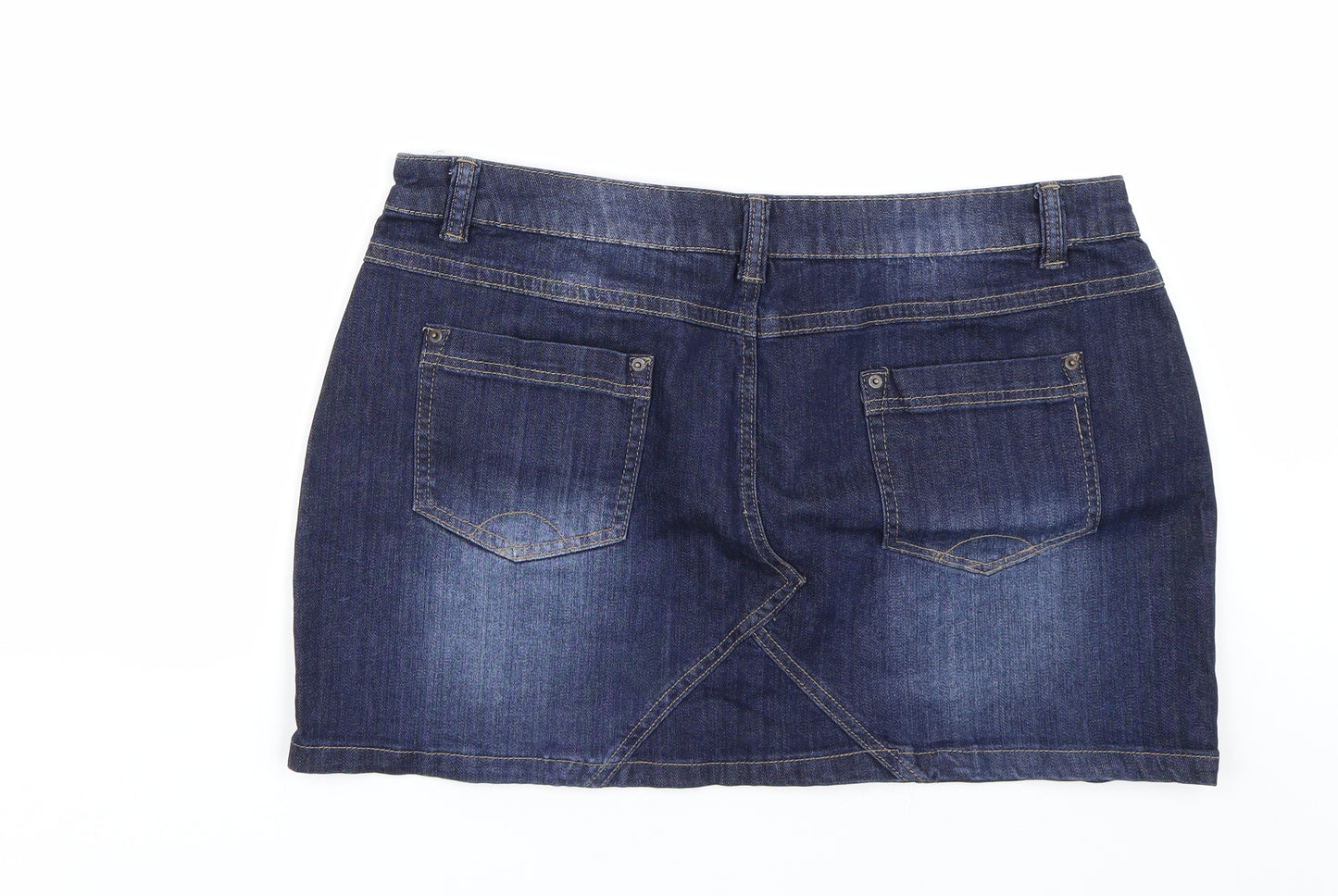 Red Herring Womens Blue  Denim Mini Skirt Size 20