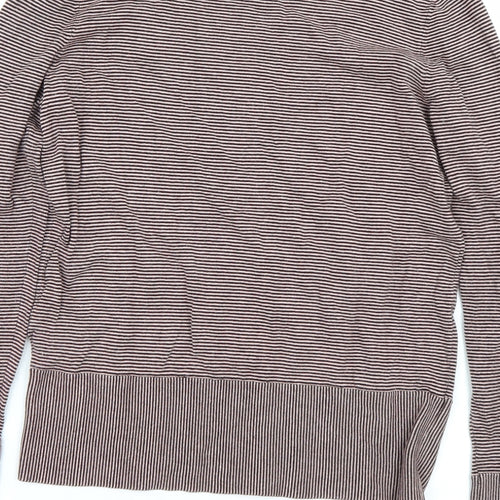 Warehouse Womens Red Striped  Pullover Jumper Size 16