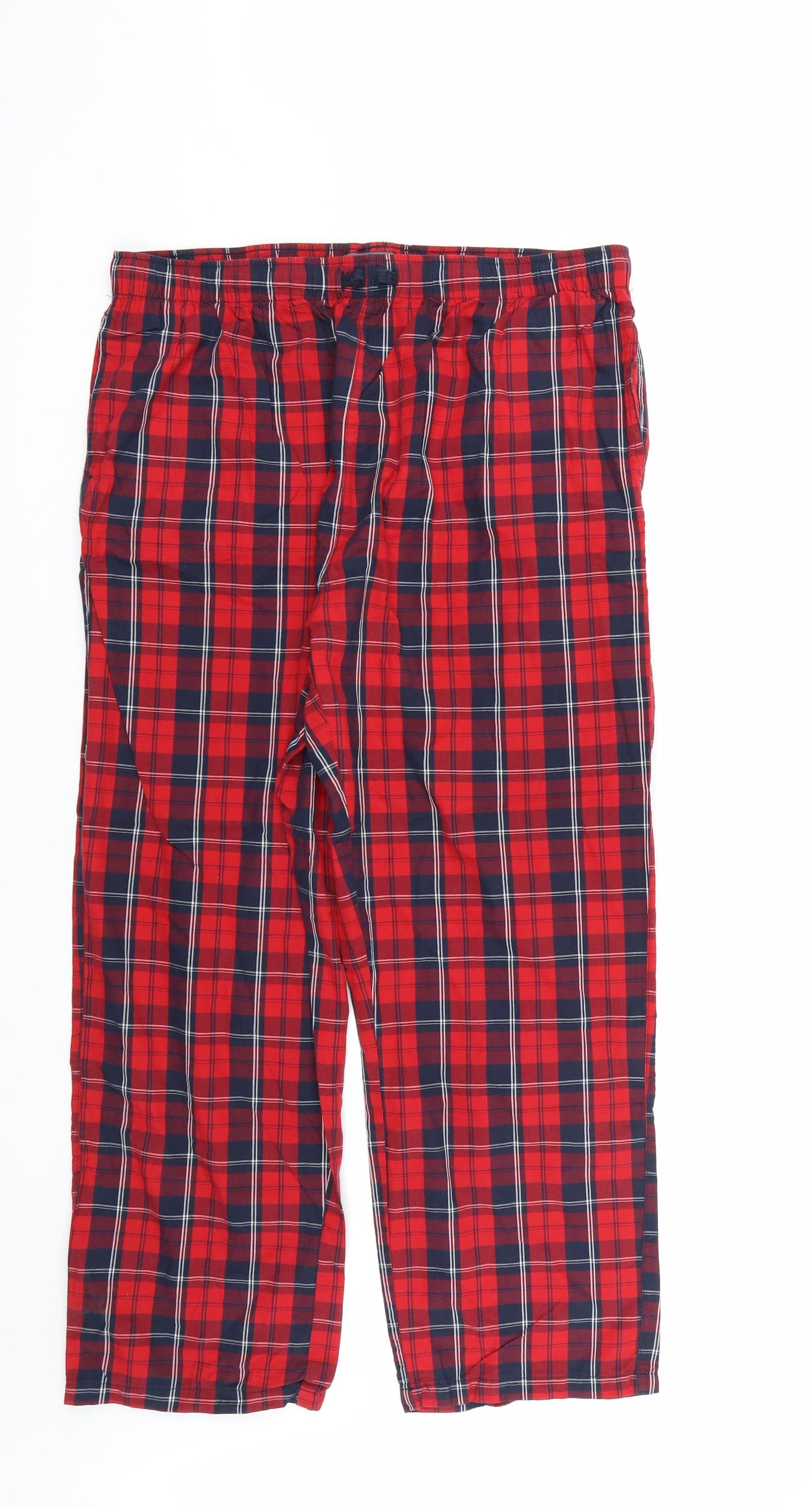 Primark Mens Red Plaid   Pyjama Pants Size XL
