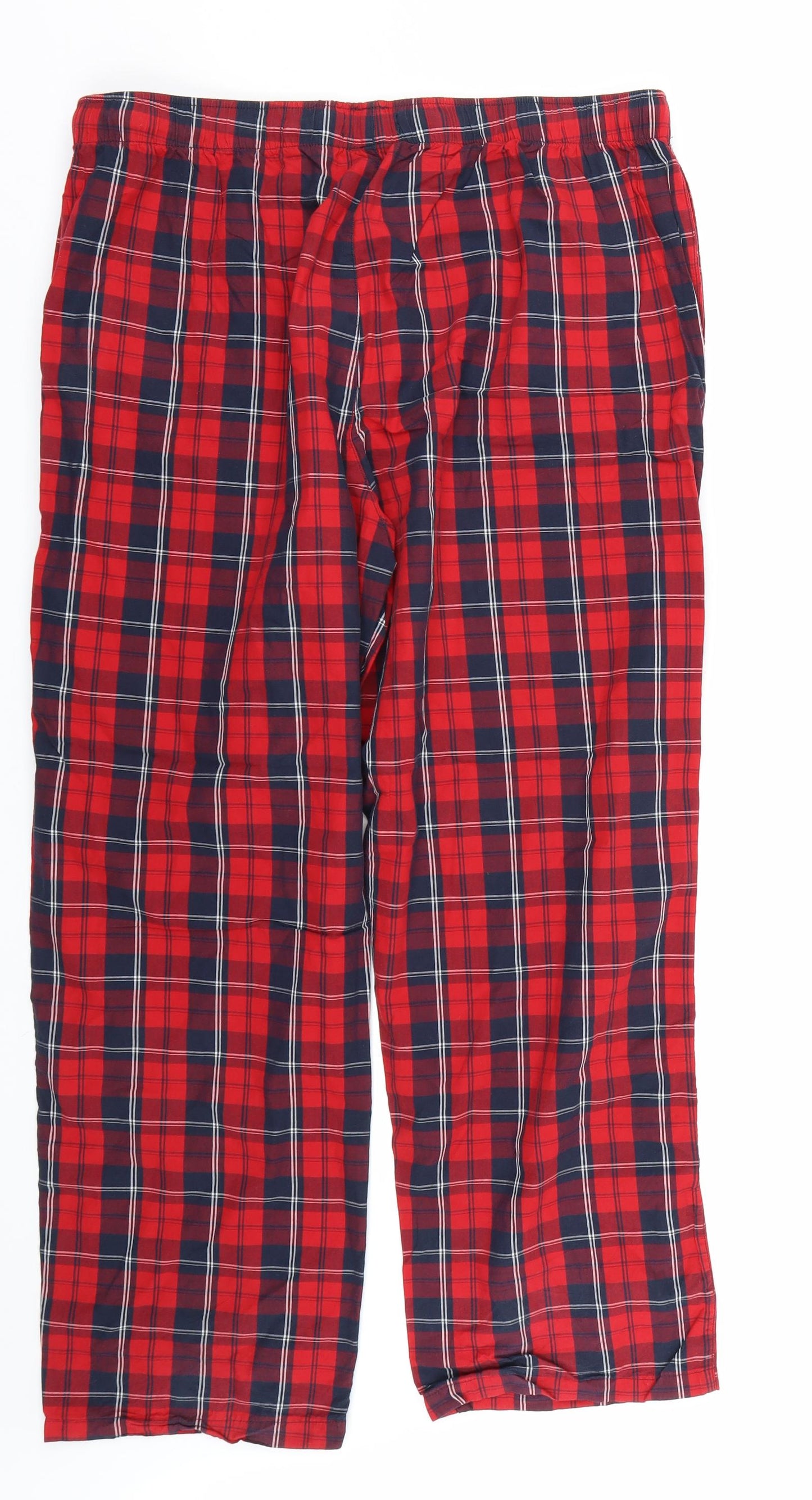 Primark Mens Red Plaid   Pyjama Pants Size XL