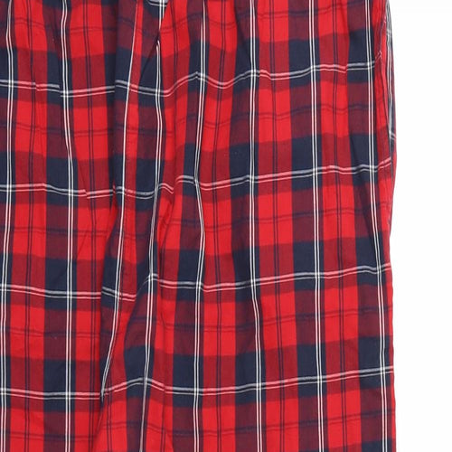 Primark Mens Red Plaid   Pyjama Pants Size XL