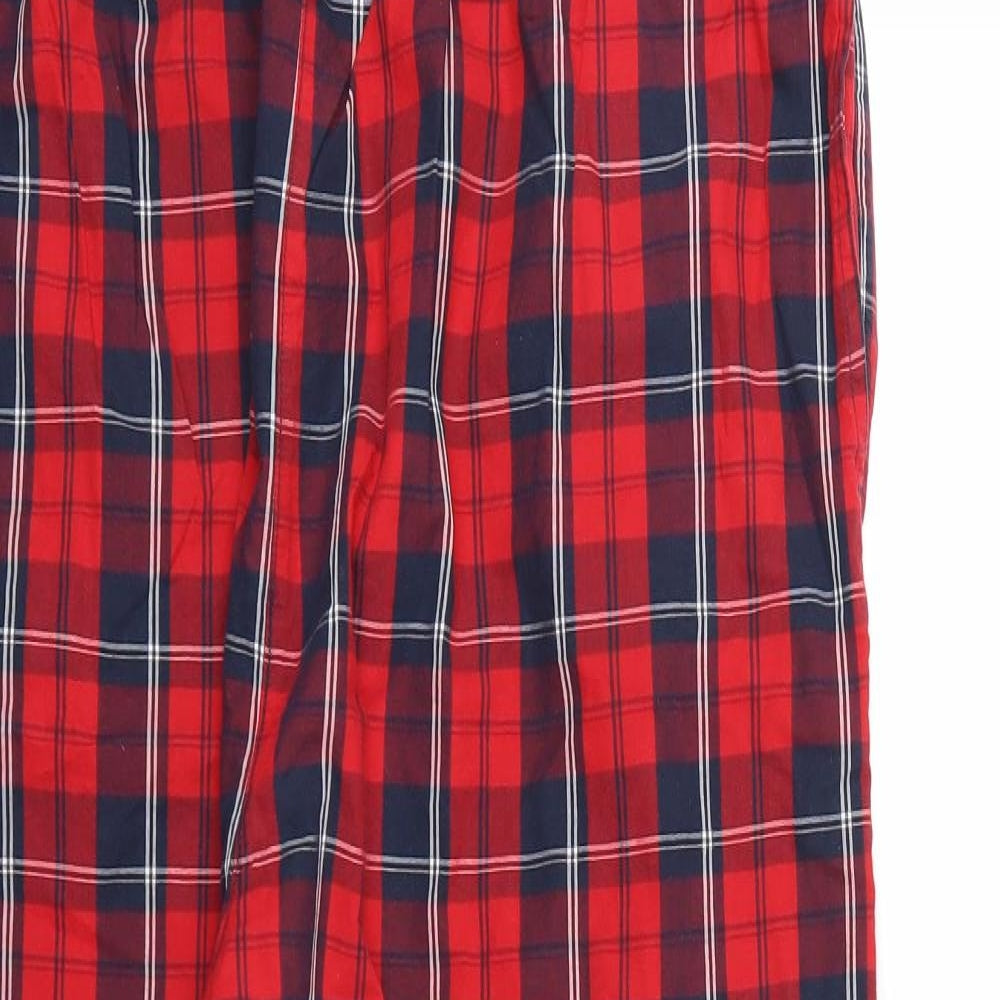 Primark Mens Red Plaid   Pyjama Pants Size XL