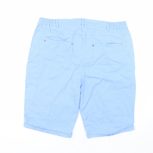 Pinns Womens Blue   Bermuda Shorts Size 18