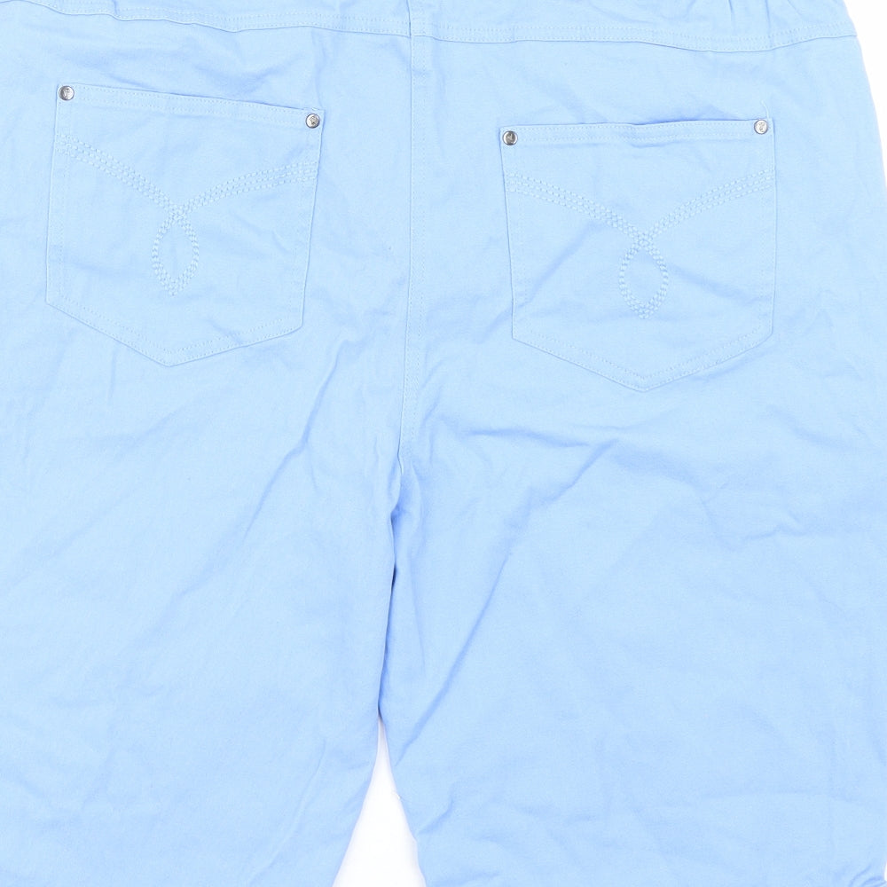 Pinns Womens Blue   Bermuda Shorts Size 18