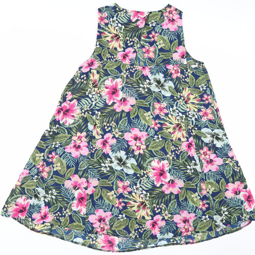 LabelBe Womens Green Floral  Tank Dress  Size 18