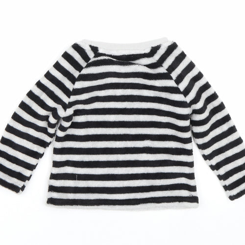 Very Girls Grey Striped  Top Pyjama Top Size 2-3 Years  - Monster