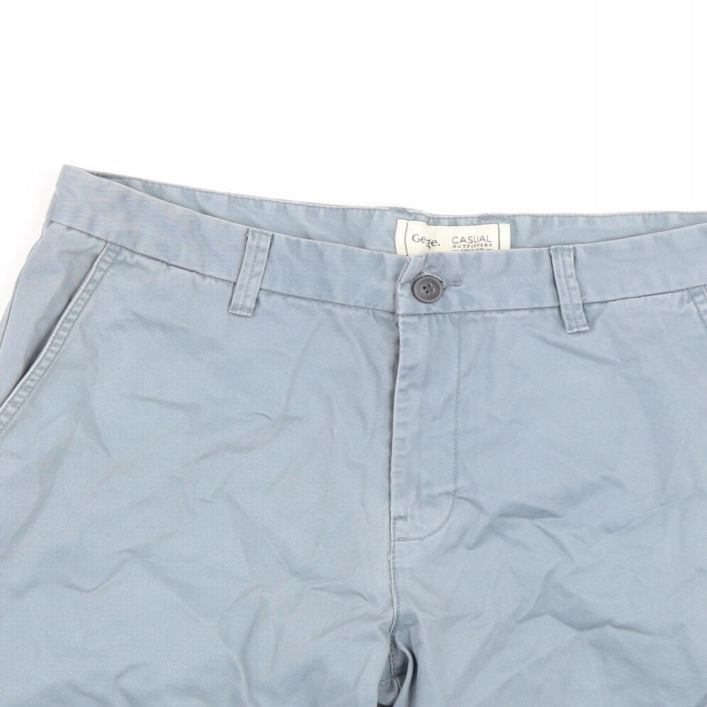 George Womens Blue   Chino Shorts Size 34