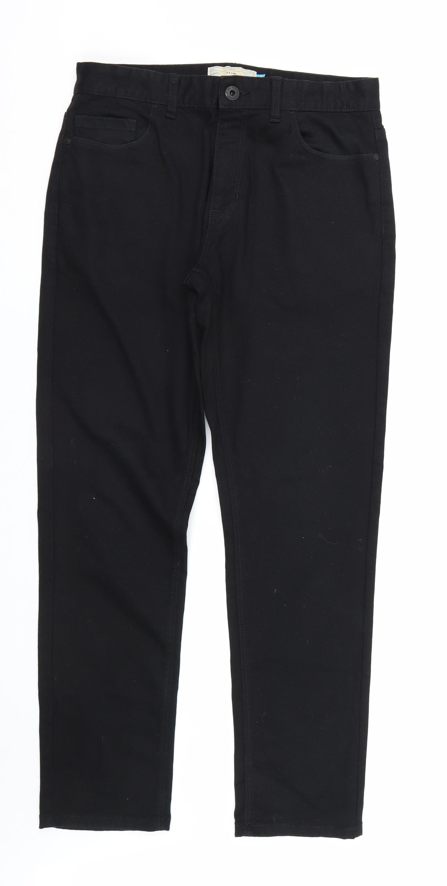 NEXT Mens Black   Straight Jeans Size 32 L30 in