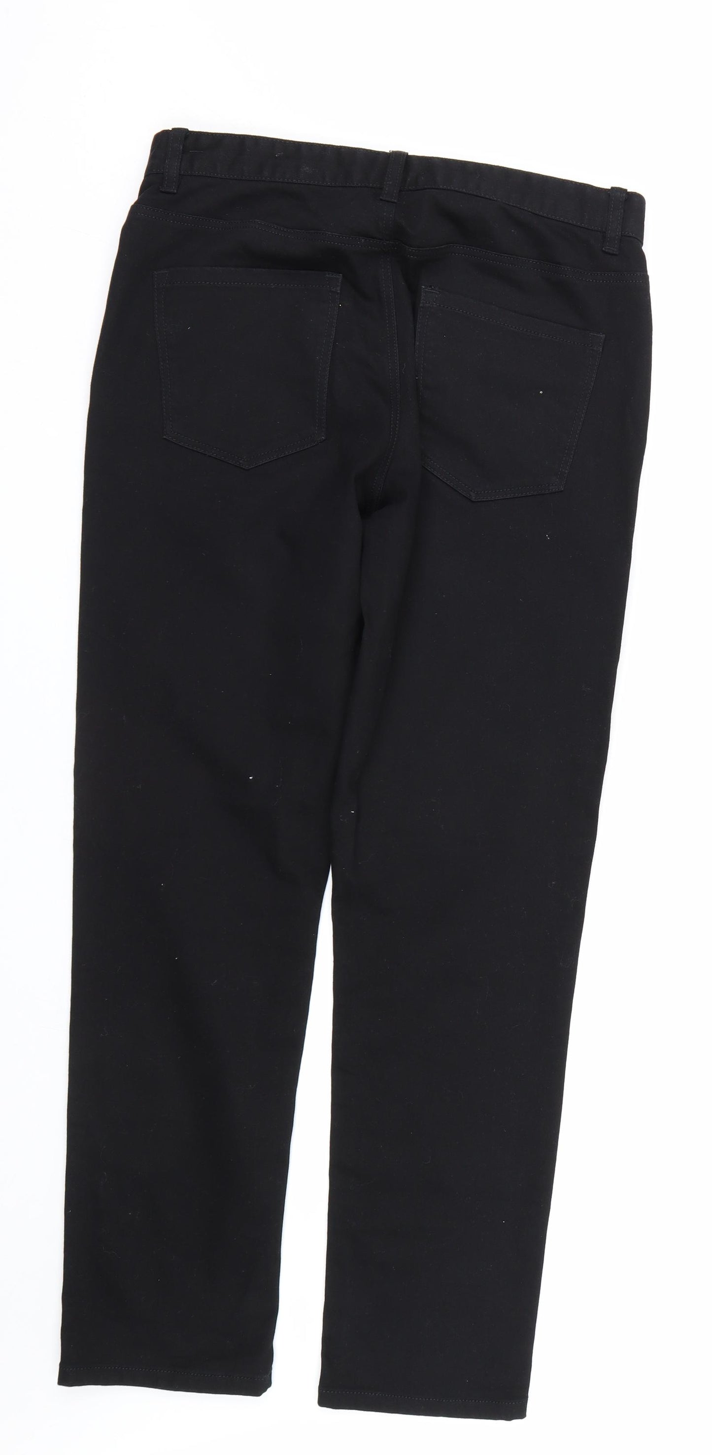 NEXT Mens Black   Straight Jeans Size 32 L30 in